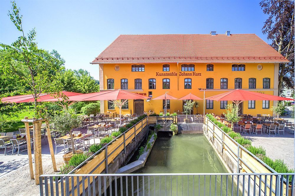 Hotel Kunstmuhle Mindelheim Bagian luar foto